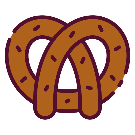 pretzel Good Ware Lineal Color icona