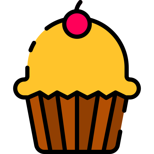 cupcake Good Ware Lineal Color Icône