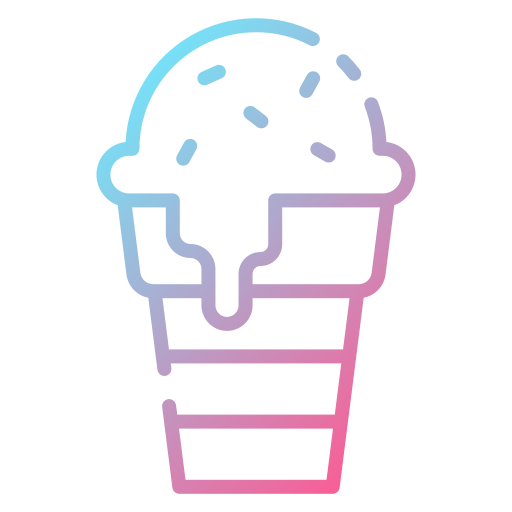 Рожок мороженого Good Ware Gradient иконка