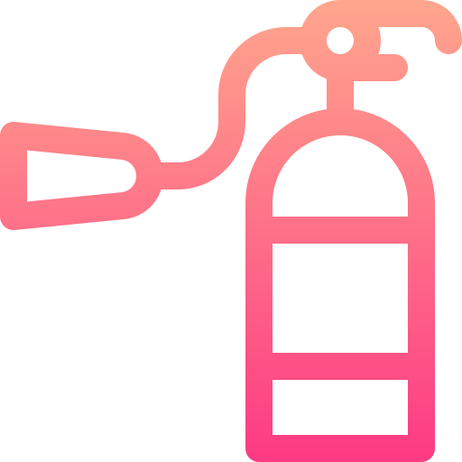 Fire extinguisher Basic Gradient Lineal color icon