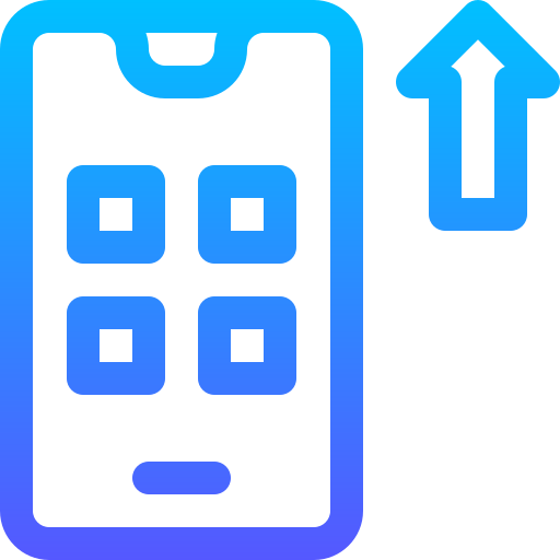 모바일 개발 Basic Gradient Lineal color icon