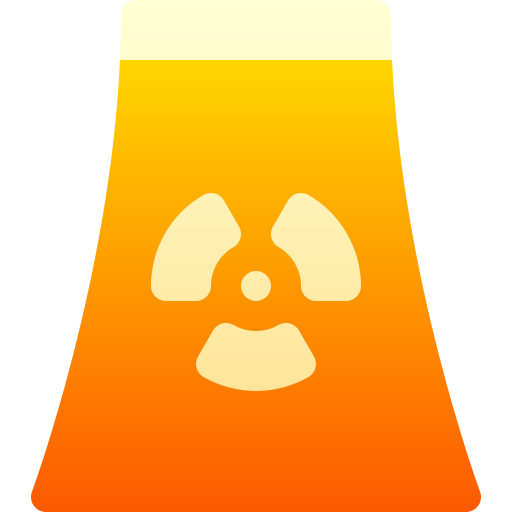 Nuclear plant Basic Gradient Gradient icon
