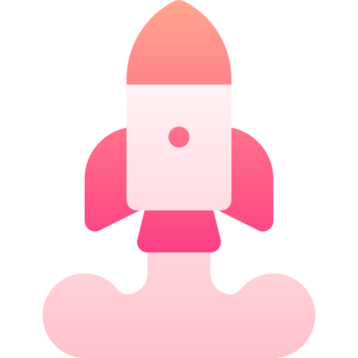 로켓 Basic Gradient Gradient icon