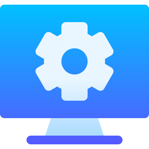 desarrollo de software Basic Gradient Gradient icono