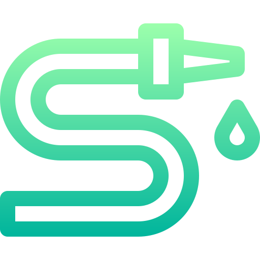 Water hose Basic Gradient Lineal color icon