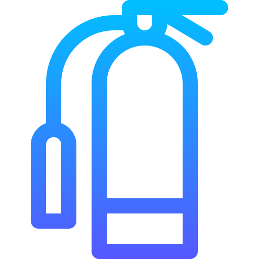 Fire extinguisher Basic Gradient Lineal color icon