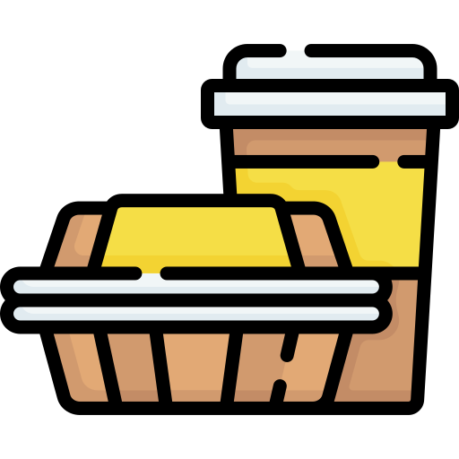 contenedor de comida Special Lineal color icono