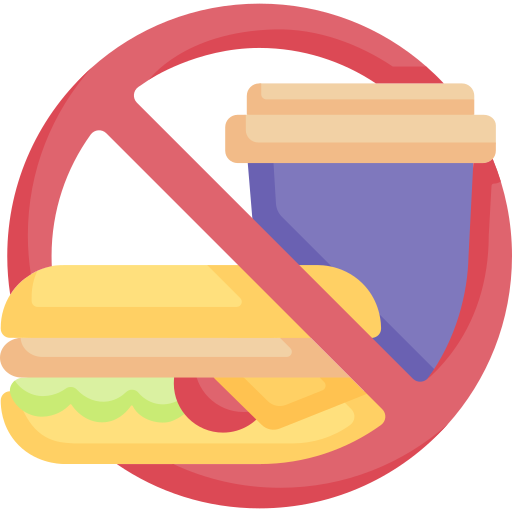 kein junk food Special Flat icon