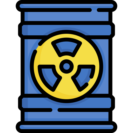 Radioactive Special Lineal color icon