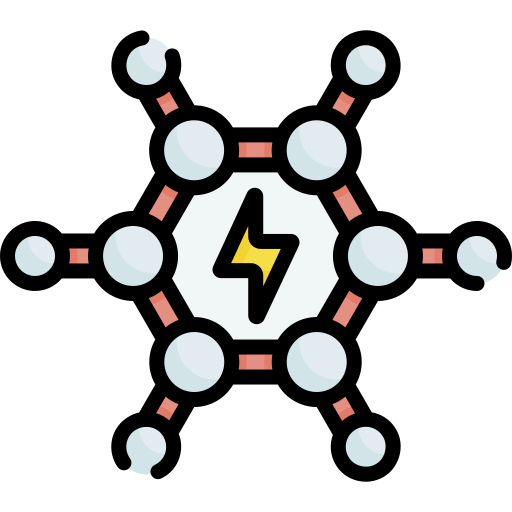 分子 Special Lineal color icon