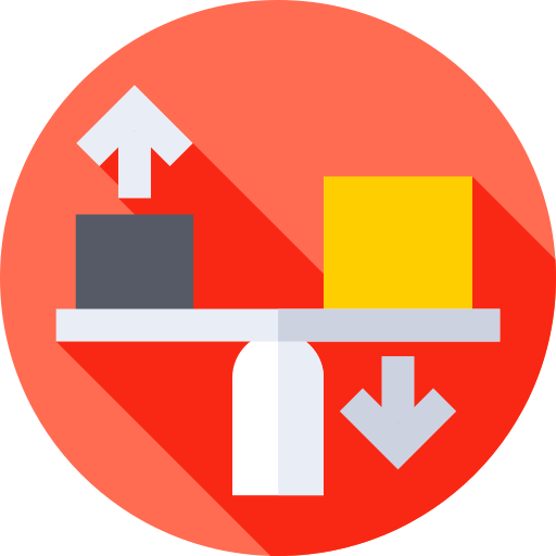 Остаток средств Flat Circular Flat иконка