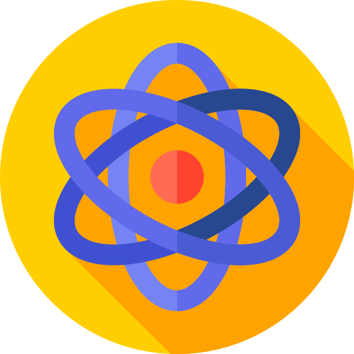 atom Flat Circular Flat icon