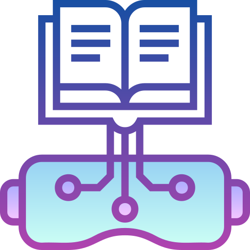 Book Detailed bright Gradient icon