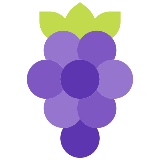Grape Good Ware Flat icon