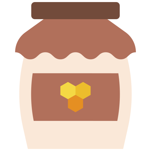 tarro de miel Good Ware Flat icono
