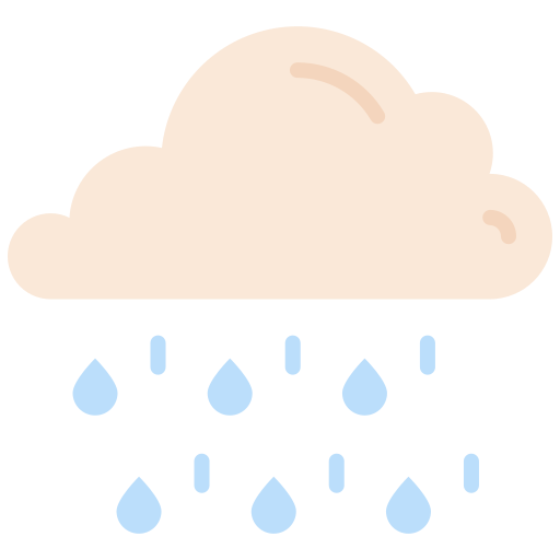 Raining Good Ware Flat icon