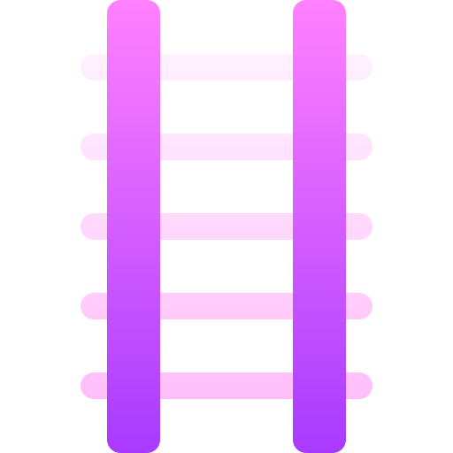 escalera Basic Gradient Gradient icono