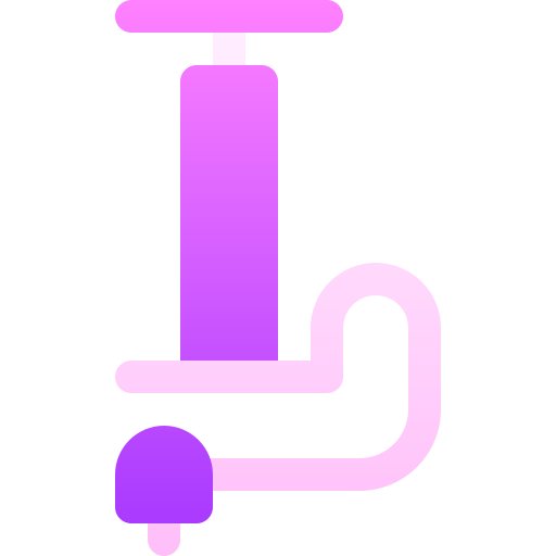 pompe à air Basic Gradient Gradient Icône