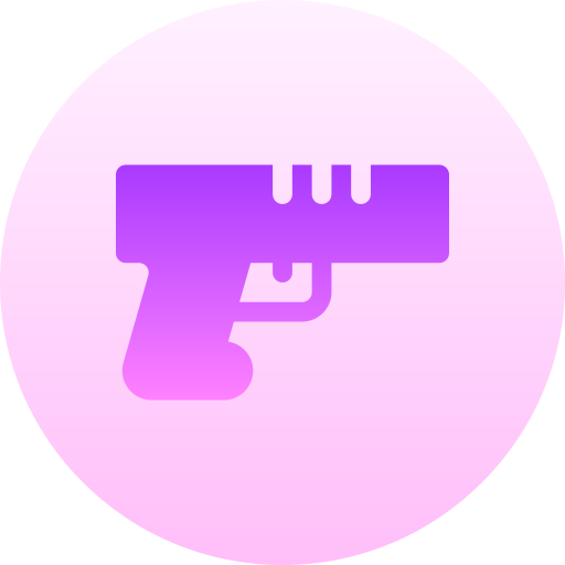 pistolet Basic Gradient Circular ikona