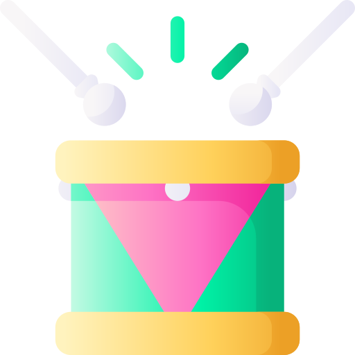 tambor 3D Basic Gradient icono