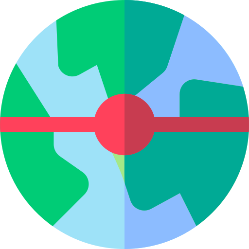 Equator Basic Straight Flat icon