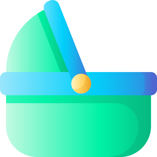 Baby 3D Basic Gradient icon