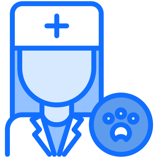 lekarz weterynarii Coloring Blue ikona