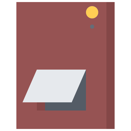 porta Coloring Flat icona