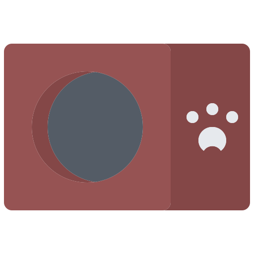 고양이 집 Coloring Flat icon