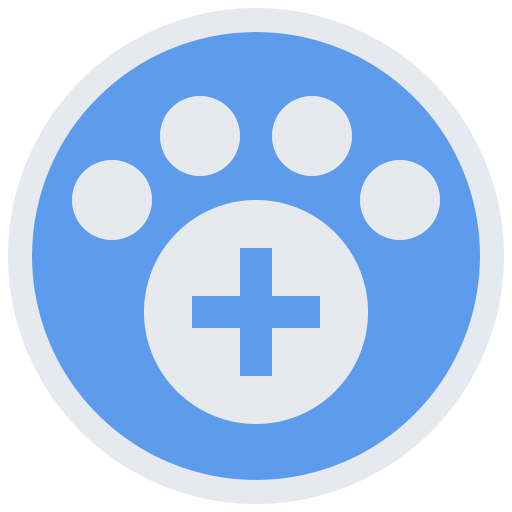 Veterinary Coloring Flat icon