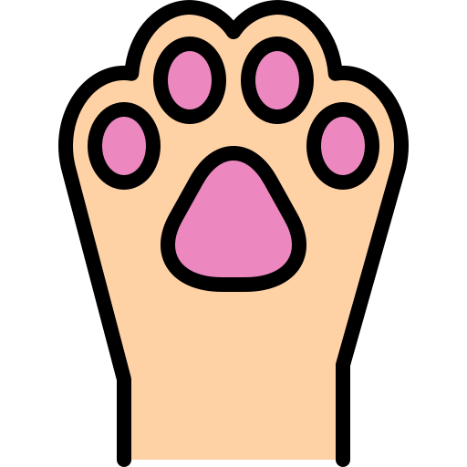 Paw Coloring Color icon