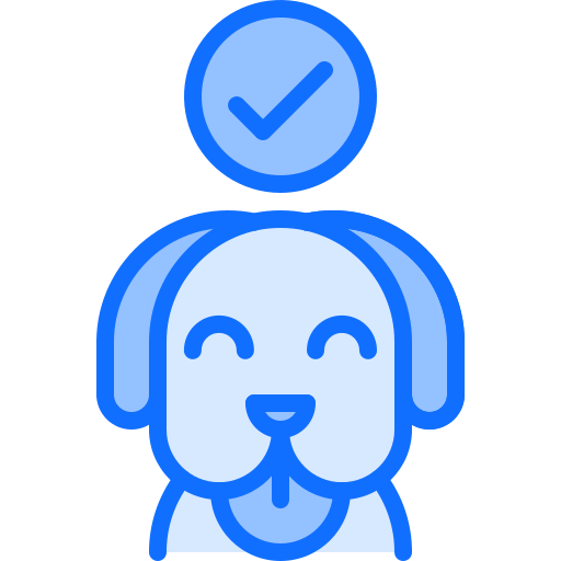 hund Coloring Blue icon