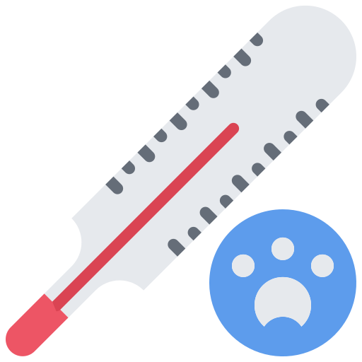 thermometer Coloring Flat icon