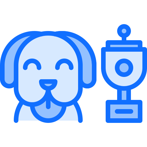 犬 Coloring Blue icon