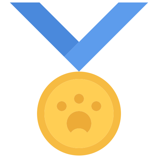メダル Coloring Flat icon