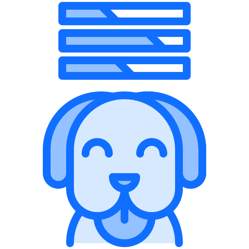 犬 Coloring Blue icon