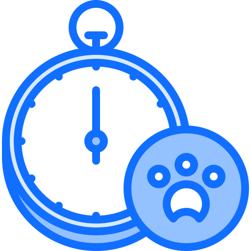Stopwatch Coloring Blue icon