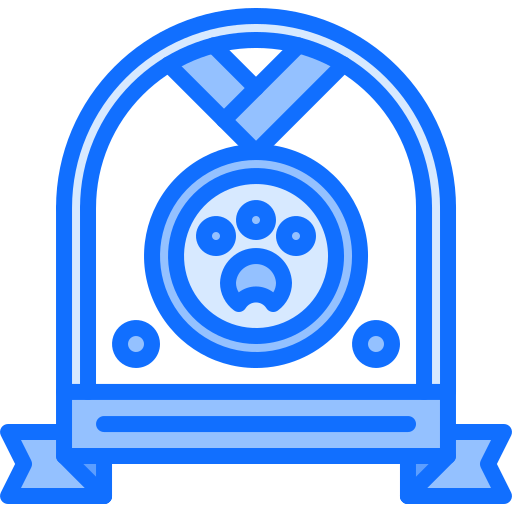 バッジ Coloring Blue icon