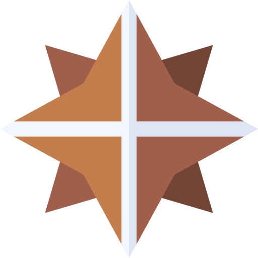 windrose Basic Straight Flat icon