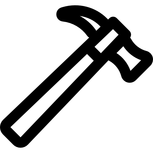 carpintero Basic Rounded Lineal icono