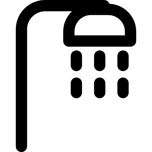 duchas Basic Rounded Lineal icono