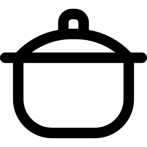 pacote de cozinha Basic Rounded Lineal Ícone