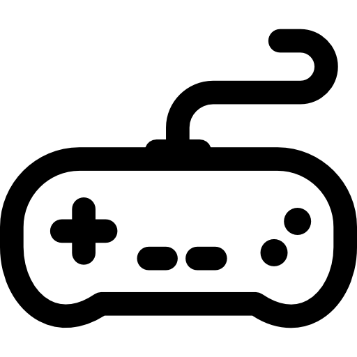 Game console Basic Rounded Lineal icon