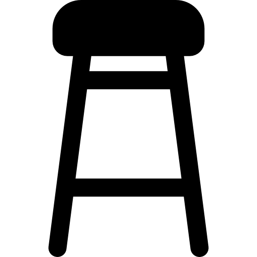 zitplaatsen Basic Rounded Filled icoon
