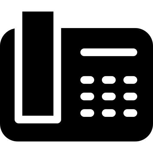 ricevitore telefonico Basic Rounded Filled icona
