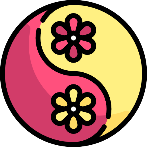 Yin yang Special Lineal color icon