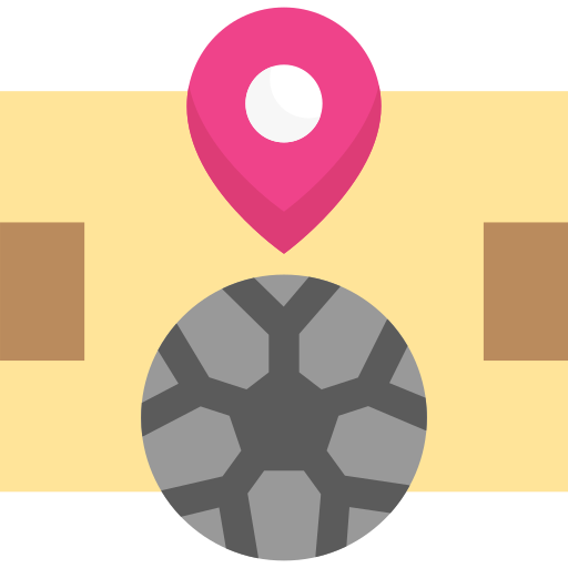 地図 SBTS2018 Flat icon