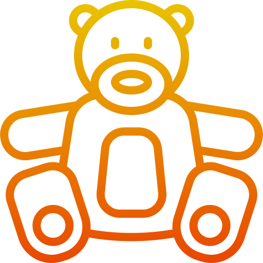 oso de peluche Generic Gradient icono