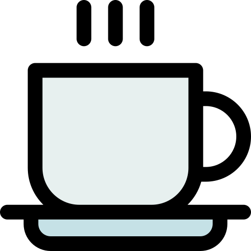 café Generic Outline Color icono