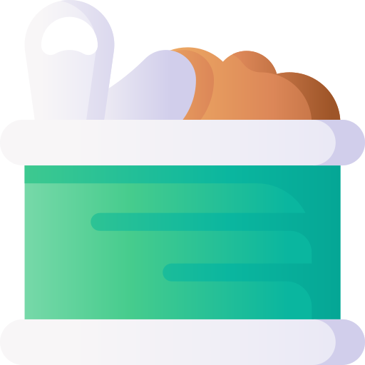 jedzenie w puszce 3D Basic Gradient ikona
